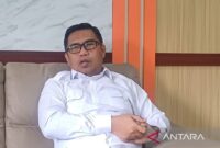 Kepala BKSDA Jambi Himawan Sasongko saat memberikan keterangan kepada wartawan di Kota Jambi pada, Selasa (9/6/2026). ( poto :ANTARA )