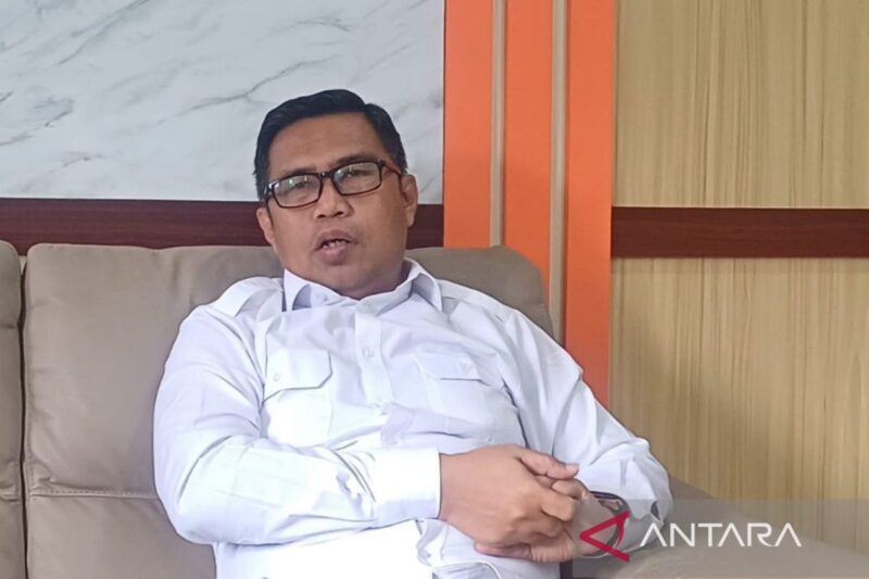 Kepala BKSDA Jambi Himawan Sasongko saat memberikan keterangan kepada wartawan di Kota Jambi pada, Selasa (9/6/2026). ( poto :ANTARA )