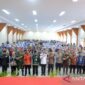 Ribuan pelajar di Kota Sungai Penuh dan Kabupaten Kerinci deklarasi penolakan paham radikal dan terorisme, Kamis (18/6/2026).( poto : ANTARA )