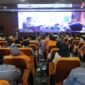 Gubernur Jambi Al Haris saat menyampaikan materi dalam kuliah umum antisipasi dan mitigasi kebakaran hutan dan lahan di Gedung Unifac Universitas Jambi, Rabu (10/6/2026).poto : jambiprima.com 