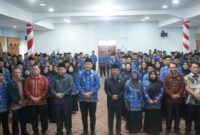 Bupati M. Syukur lantik 237 Kepala Sekoalah di Merangin.( poto : jambilink.id ) 