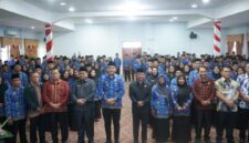 Bupati M. Syukur lantik 237 Kepala Sekoalah di Merangin.( poto : jambilink.id ) 