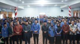 Bupati M. Syukur lantik 237 Kepala Sekoalah di Merangin.( poto : jambilink.id ) 