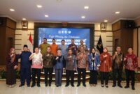 Kantor Wilayah Kementerian Hukum Jambi menggelar coffee morning Kemenkum Jambi di Aula Kanwil, Jumat (19/6/2026).( poto : jambilink.id )