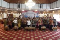 Gubernur Al Haris melepas Kontingen Jambi PESPARAWI Nasional XIV Tahun 2026 di Manokwari. Pelepasan berlangsung di Auditorium Rumah Dinas Gubernur Jambi, Jumat (12/6/2026).( poto : jambilink.id )