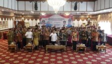 Gubernur Al Haris melepas Kontingen Jambi PESPARAWI Nasional XIV Tahun 2026 di Manokwari. Pelepasan berlangsung di Auditorium Rumah Dinas Gubernur Jambi, Jumat (12/6/2026).( poto : jambilink.id )