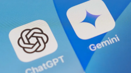 Ilustrasi chatbot AI ChatGPT dan Gemini( poto : kompas.com )