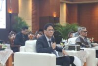 Menteri Keuangan Purbaya Yudhi Sadewa dalam konferensi pers APBN KiTa di Jakarta, Jumat (5/6/2026). ( poto : kompas.com )