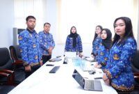 Kantor Wilayah Kementerian Hukum Jambi ikut ambil bagian dalam kegiatan Kick Off Meeting.( poto : jambilink.id )