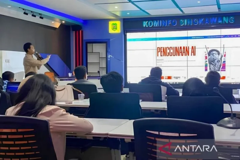 Ilustrasi Workshop peningkatan kapasitas jurnalistik dan pemanfaatan Artificial Intelligence (AI).( poto : ANTARA)