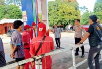 Kapolsek Batin XXIV turun langsung cek dugaan pelangsiran BBM di SPBU Durian Luncuk( poto : jambiprima.com )