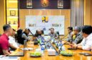 Bupati Bungo H. Dedy Putra mengikuti audiensi bersama jajaran BWSS VI Jambi dan pihak investor ( poto : jambiprima.com )