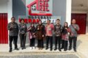 Kepala Divisi Pelayanan Hukum Kanwil Kemenkum Jambi, Diana Yuli Astuti, memimpin koordinasi bersama Kepala Bidang Kekayaan Intelektual Amat Djoemadi dan tim.( poto : jambilink.id )