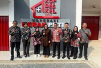 Kepala Divisi Pelayanan Hukum Kanwil Kemenkum Jambi, Diana Yuli Astuti, memimpin koordinasi bersama Kepala Bidang Kekayaan Intelektual Amat Djoemadi dan tim.( poto : jambilink.id )