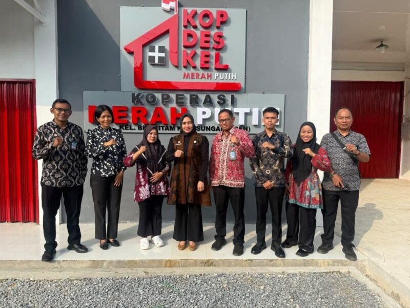 Kepala Divisi Pelayanan Hukum Kanwil Kemenkum Jambi, Diana Yuli Astuti, memimpin koordinasi bersama Kepala Bidang Kekayaan Intelektual Amat Djoemadi dan tim.( poto : jambilink.id )