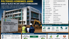 Ilustrasi Proyek Gedung Laboratorium Terpadu Poltekkes Kemenkes Jambi( poto : chatGPT ).