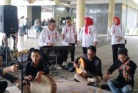 flashmob musik Bandara Jambi berlangsung meriah di Bandara Sultan Thaha Jambi pada Rabu, 10 Juni 2026.( poto : jambiekspres.co.id )