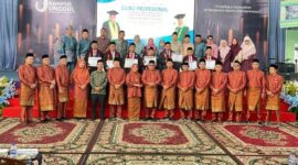 1.000 peserta mengikuti PPG Dalam Jabatan Batch 4 Tahun 2025. Dari jumlah tersebut, 986 peserta berhasil lulus. ( poto :jambiprima.com )