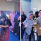 Mahasiswa UIN STS Jambi menerima trofi dan piagam penghargaan usai meraih juara pada berbagai cabang lomba dalam FEKSIMA 2 Internasional dan Se-Sumatera( poto : jambiprima.com )