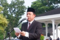 Bupati Muaro Jambi Bambang Bayu Suseno mengapresiasi kenaikan kepercayaan publik terhadap Polri.( poto : tribunjambi.com )
