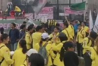 Demonstrasi BEM UI di depan Gedung DPR RI, Senayan Jakarta Pusat, pada Selasa (9/9/2025).
( poto : istimewa )