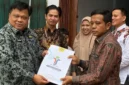 Sekretaris Daerah (Sekda) Merangin, Zulhifni memaparkan Pemerintah Kabupaten Merangin meresmikan operasional Depo Pomindo pertama di Provinsi Jambi, Kamis (18/6/2026).( poto : tribunjambi.com )