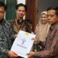 Sekretaris Daerah (Sekda) Merangin, Zulhifni memaparkan Pemerintah Kabupaten Merangin meresmikan operasional Depo Pomindo pertama di Provinsi Jambi, Kamis (18/6/2026).( poto : tribunjambi.com )
