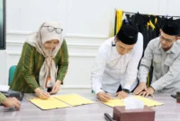Universitas Jambi (UNJA) dan IAIN Kerinci resmi memulai kerja sama UNJA IAIN melalui penandatanganan Memorandum of Understanding (MoU).( poto : jambione.com )