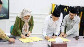 Universitas Jambi (UNJA) dan IAIN Kerinci resmi memulai kerja sama UNJA IAIN melalui penandatanganan Memorandum of Understanding (MoU).( poto : jambione.com )