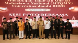 MTQ Mahasiswa Nasional 2026 di UNJA diikuti 255 peserta dari berbagai perguruan tinggi.( poto : jambione.com )