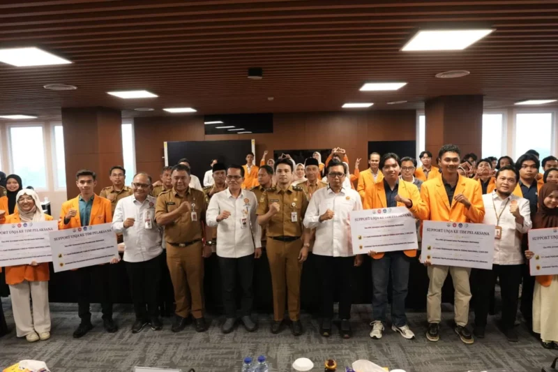 UNJA melepas lima tim PPK Ormawa penerima pendanaan nasional.( poto : jambione.com)