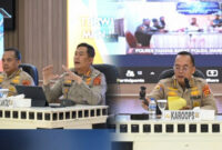 Direktur Lalu Lintas Polda Jambi Kombes Pol. Adi Benny Cahyono (tengah). ( poto : infojambi.com ).
