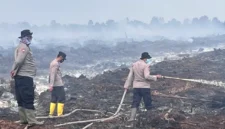 BPBD Tanjabtim memperkuat pencegahan karhutla di lahan gambut menjelang kemarau 2026 di lima kecamatan rawan kebakaran hutan dan lahan.( poto : metrojambi.com )