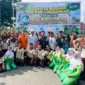 Polda Jambi menggelar gerakan bersih lingkungan Jambi melalui kegiatan bertajuk Satu Langkah, Sejuta Perubahan( poto :jambione.com )