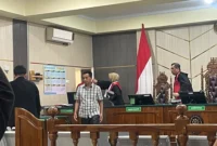 Husnul Yaqin di vonis 3,5 tahun penjara dalam perkara penyalahgunaan distribusi pupuk bersubsidi di Sarolangun, ( poto : jambione.com )