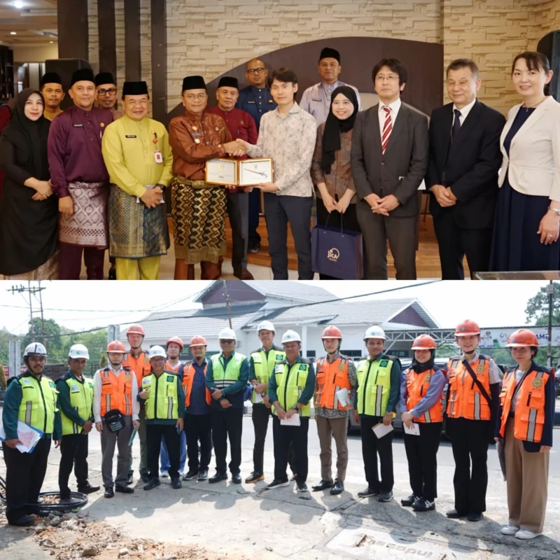 Tim JICA dan OMWB melakukan kunjungan survei ke Kota Jambi pada 8–13 Juni 2026.( poto : jambione.com )