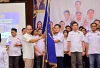 Irwansyah resmi memimpin Persatuan Wartawan Indonesia Kota Jambi untuk periode 2026–2029.( poto : jambione.com )