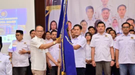 Irwansyah resmi memimpin Persatuan Wartawan Indonesia Kota Jambi untuk periode 2026–2029.( poto : jambione.com )