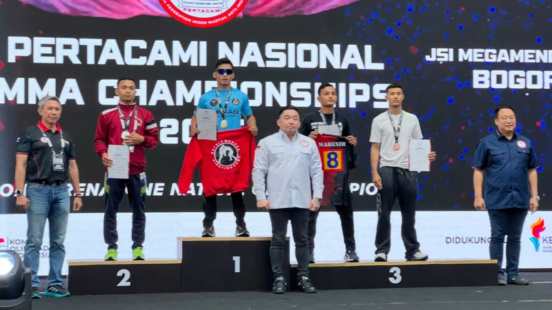 Putra Jambi Muhammad Zaki Juara Nasional PERTACAMI National MMA Championships 2026.( poto : jambione.com )