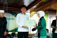 Fadhil Arief memberikan apresiasi kepada seluruh pengasuh dan pengurus Pondok Pesantren Zulhijjah atas dedikasi mereka dalam mendidik santri.( poto : ANTARA )