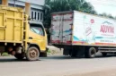 Antrean kendaraan mengular dari arah Paal 10 hingga Simpang Ahok.( poto : tribunjambi.com )