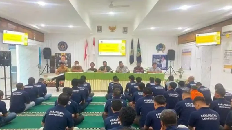 Lapas Muara Bulian membahas usulan remisi susulan untuk 35 warga binaan.( poto : tribunjambi.com )
