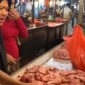 Daya beli masyarakat di Pasar Angso Duo Jambi melemah meski harga stabil( poto : tribunjambi.com )