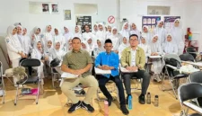 Sebanyak 30 siswa mengikuti kegiatan yang berlangsung pada Selasa (9/6/2026) di Gedung SMK Kesehatan Fania Salsabila, kawasan Mayang, Kota Jambi.( poto : tribunjambi.com )