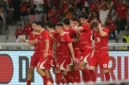 Timnas Indonesia vs Oman  dengan skor 3-0 bermain di Stadion Utama Gelora Bung Karno (SUGBK), Jakarta, Jumat (5/6/2026) malam ( poto : jambione.com )