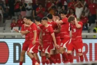 Timnas Indonesia vs Oman  dengan skor 3-0 bermain di Stadion Utama Gelora Bung Karno (SUGBK), Jakarta, Jumat (5/6/2026) malam ( poto : jambione.com )