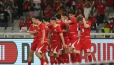 Timnas Indonesia vs Oman  dengan skor 3-0 bermain di Stadion Utama Gelora Bung Karno (SUGBK), Jakarta, Jumat (5/6/2026) malam ( poto : jambione.com )