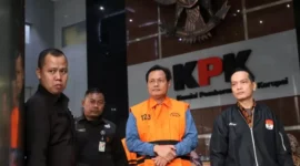 KPK menetapkan empat tersangka dalam perkara ini, yaitu Bupati Muara Enim Edison, Abi Nurwardani, Titin Rita Lestari, Augusz Dewanggara. ( poto jambione.com )