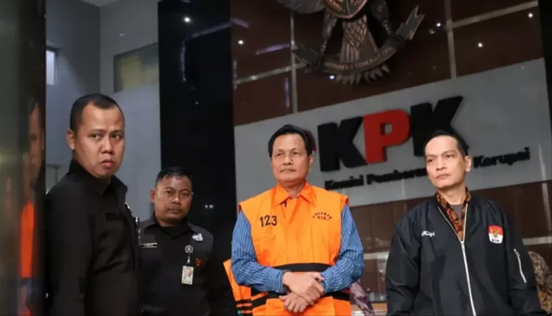 KPK menetapkan empat tersangka dalam perkara ini, yaitu Bupati Muara Enim Edison, Abi Nurwardani, Titin Rita Lestari, Augusz Dewanggara. ( poto jambione.com )