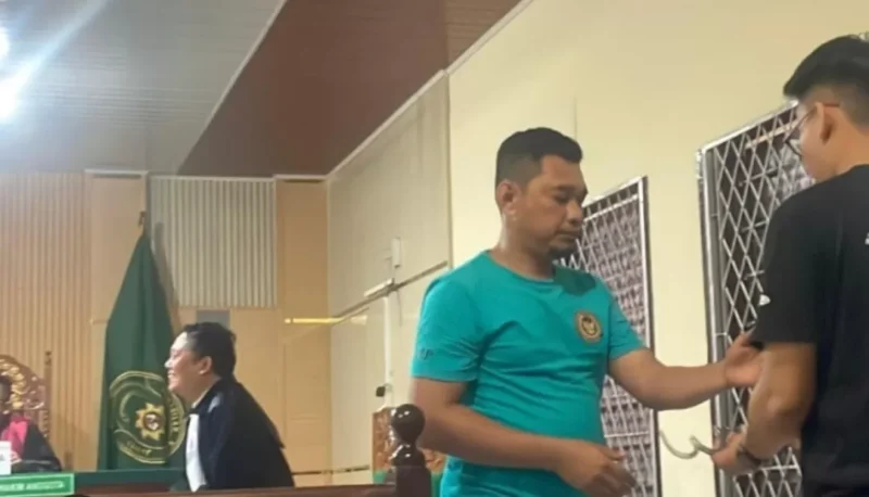 Anggota DPRD Batang Hari Ilhamsyah Divonis 1 Tahun Penjara.( poto : jambione.com )